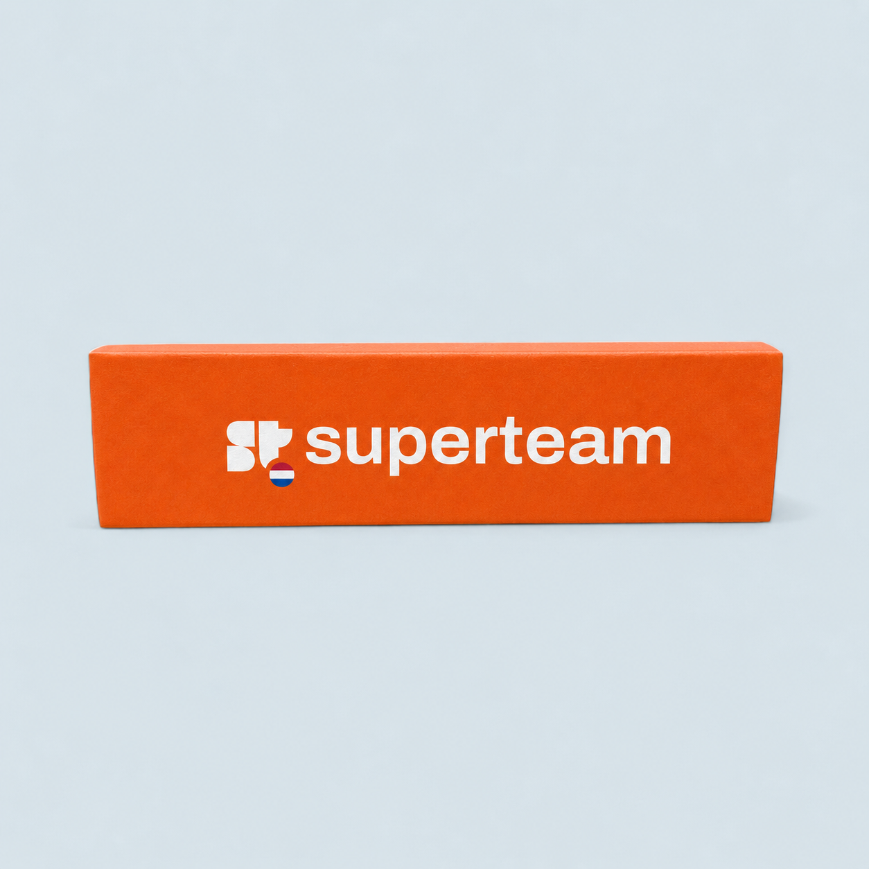 Orange front cover of The Social Paper with the Superteam wordmark